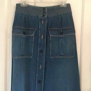 Chloe Denim Maxi Skirt